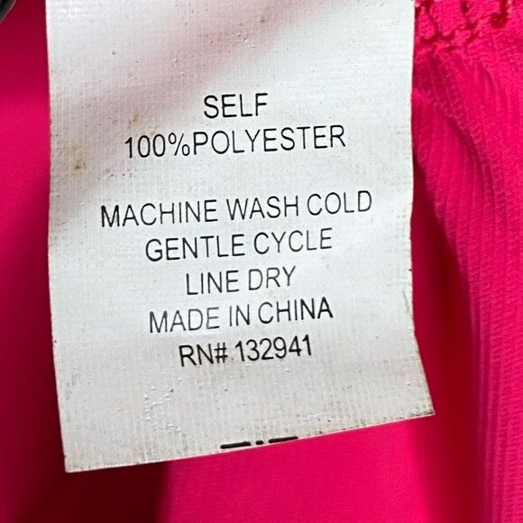 Amanda Uprichard Rosen Mini Pink Begonia Dress Size XS - Picture 9 of 9